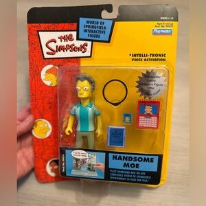 The Simpsons WOS world of springfield HANDSOME MOE series 15 MIB slight cardwarp